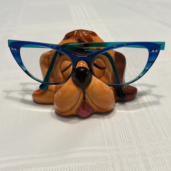 Ceramic Dog Face Eyeglass Holder Vintage - Picture 6 of 6